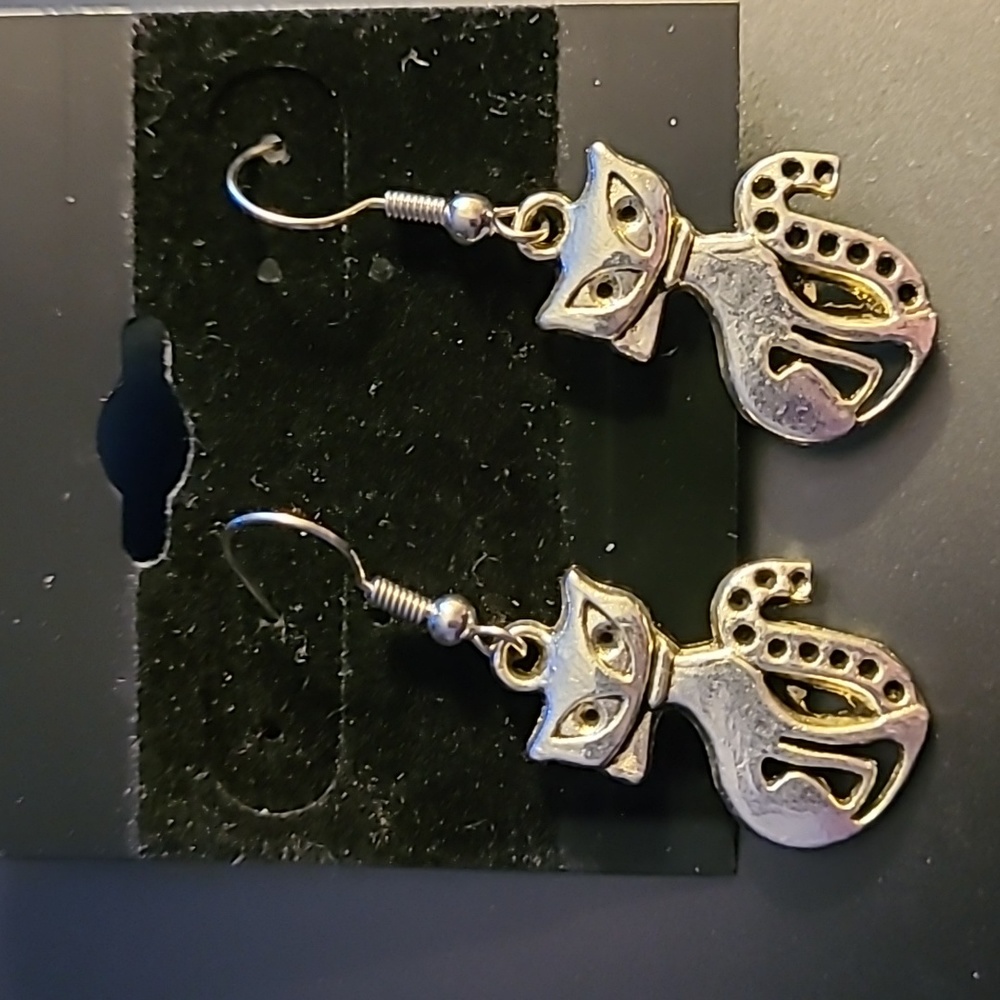 - Cat Earrings